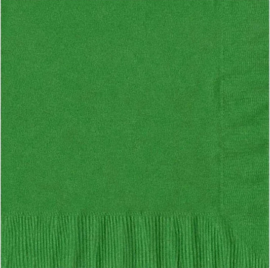 Party Favors Plus Kelly Green Paper Luncheon Napkins 50 Count