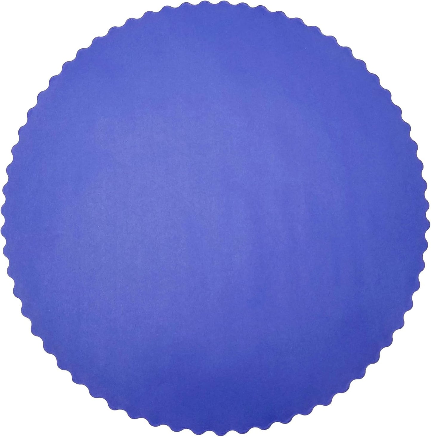 Party Favors Plus Royal Blue Paper Placemats Scalloped 14 Inch 24 Count