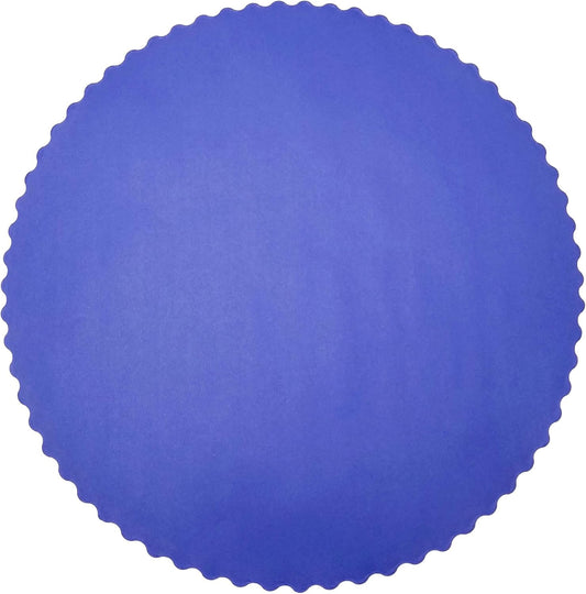 Party Favors Plus Royal Blue Paper Placemats Scalloped 14 Inch 24 Count