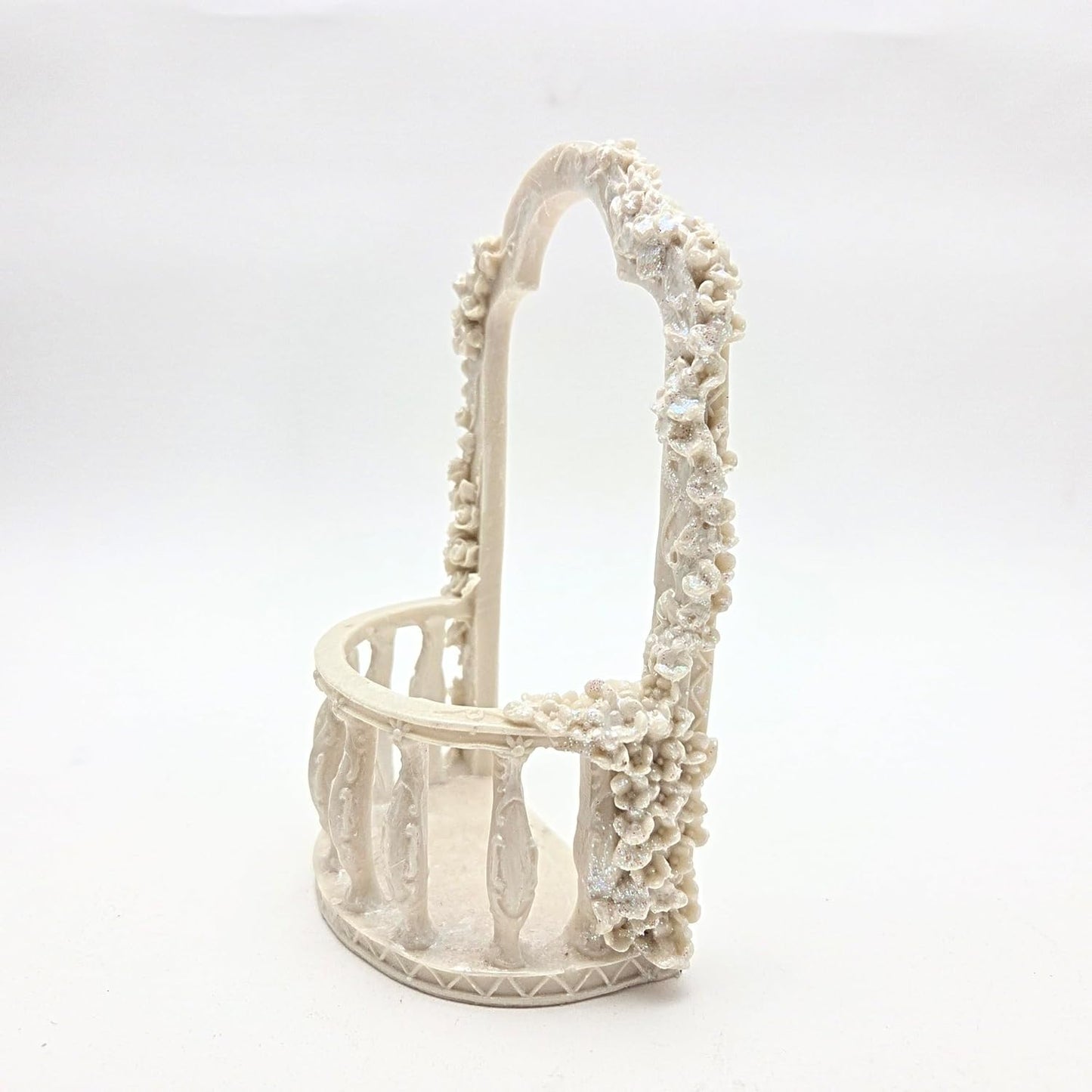 Party Favors Plus Ivory Polyresin Wedding Gazebo Balcony Figurine 6.5 Inch