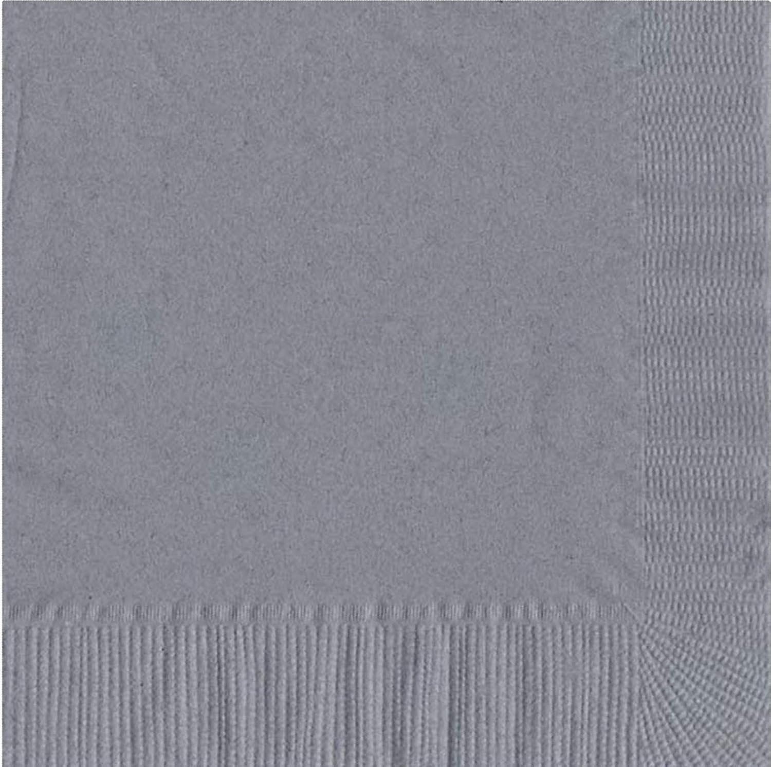 Party Favors Plus Silver Luncheon Napkins 200 Count