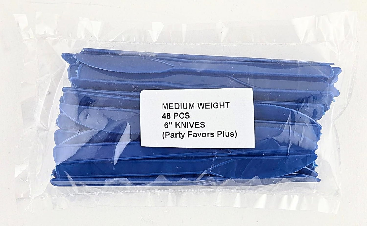 Party Favors Plus Royal Blue Plastic Knives 48 Count