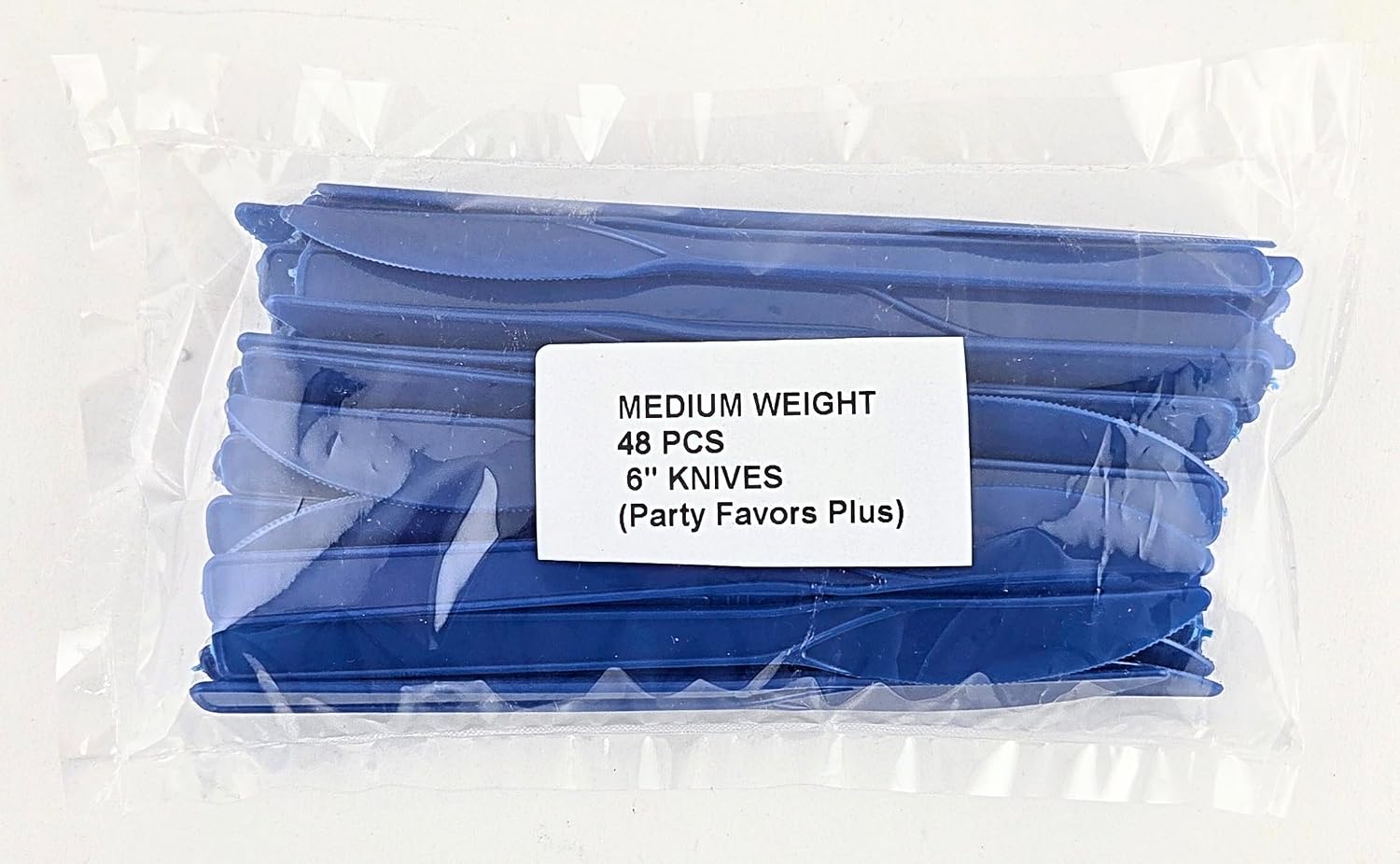 Party Favors Plus Royal Blue Plastic Knives 48 Count