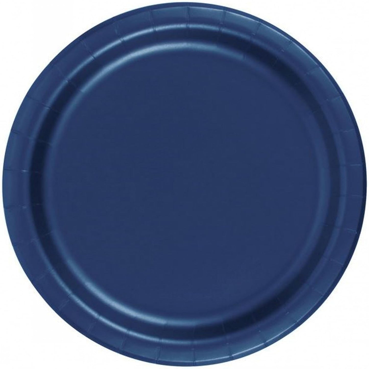 Party Favors Plus Navy Blue Wax Coated Paper Plates 240 Count