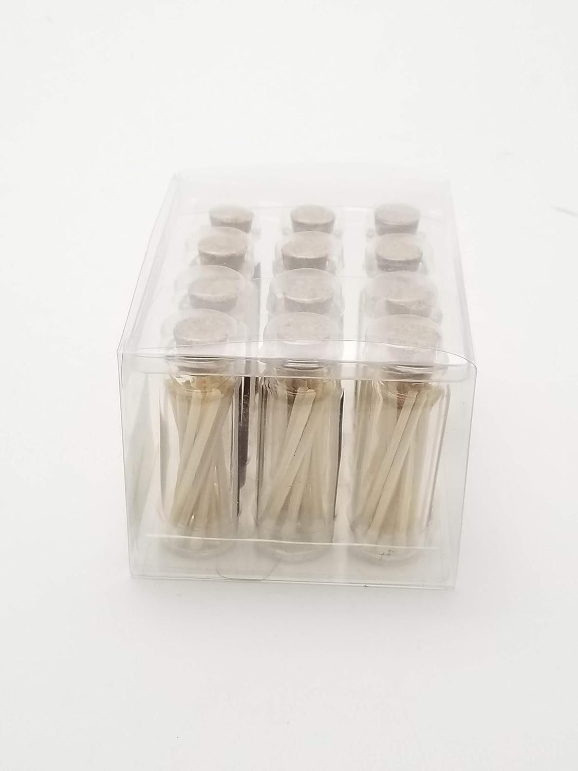 Party Favors Plus Glass Apothecary Match Vials 12 Count