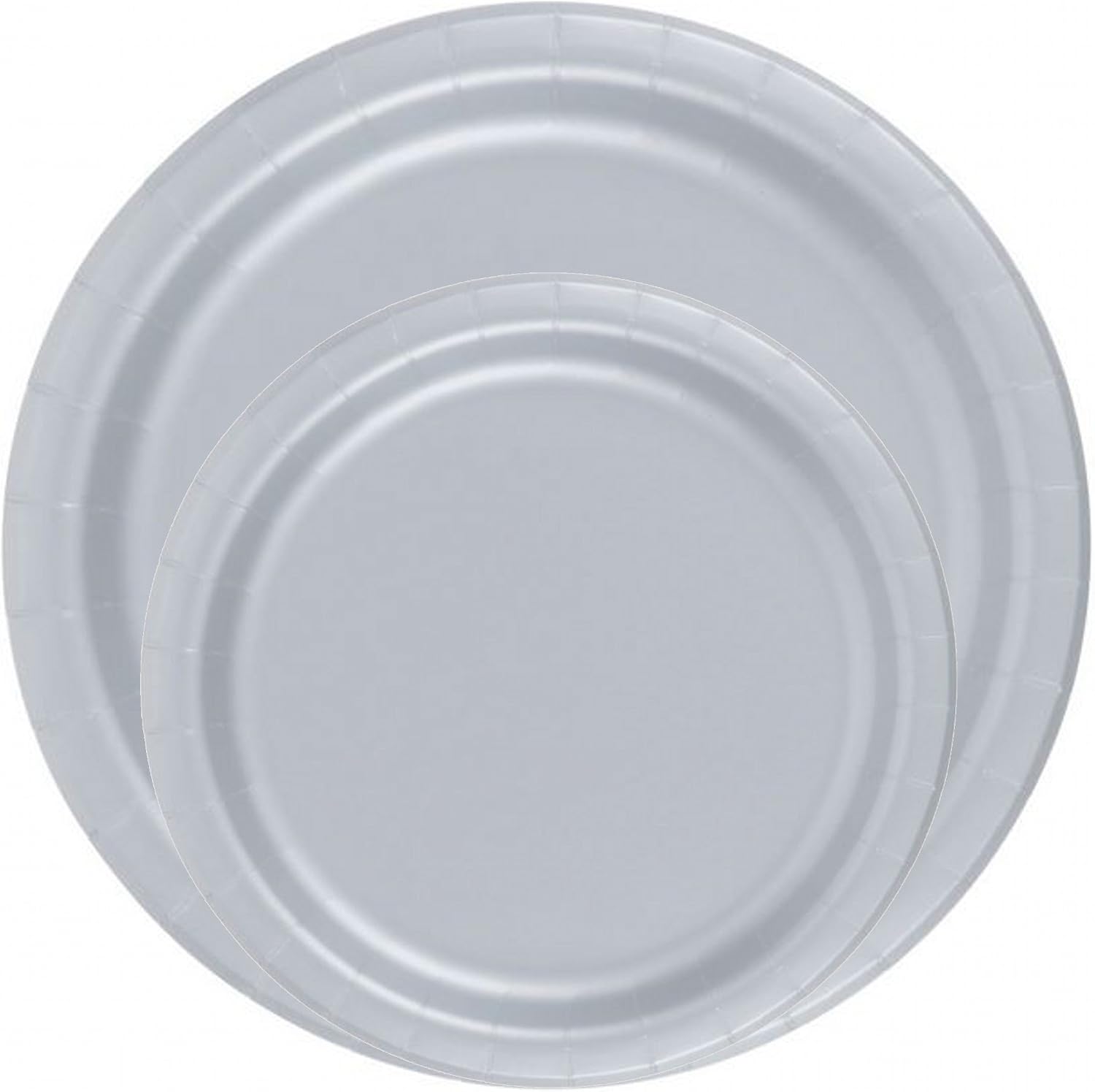 Party Favors Plus Silver Paper Plates 48 Count