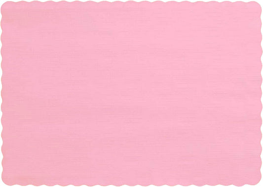 Party Favors Plus Rose Paper Placemats 10 X 14 Inch 25 Count