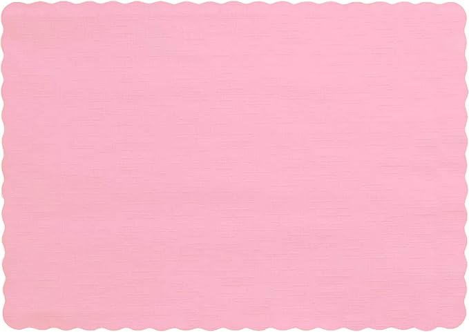 Party Favors Plus Rose Paper Placemats 10 X 14 Inch 25 Count