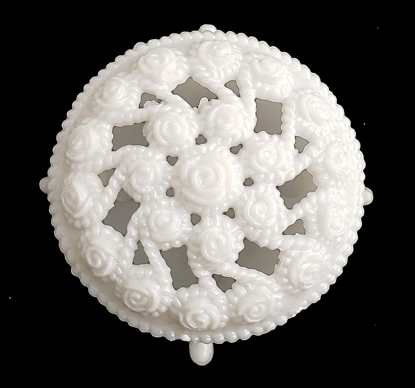 Party Favors Plus White Plastic Round Trinket Containers 12 Count
