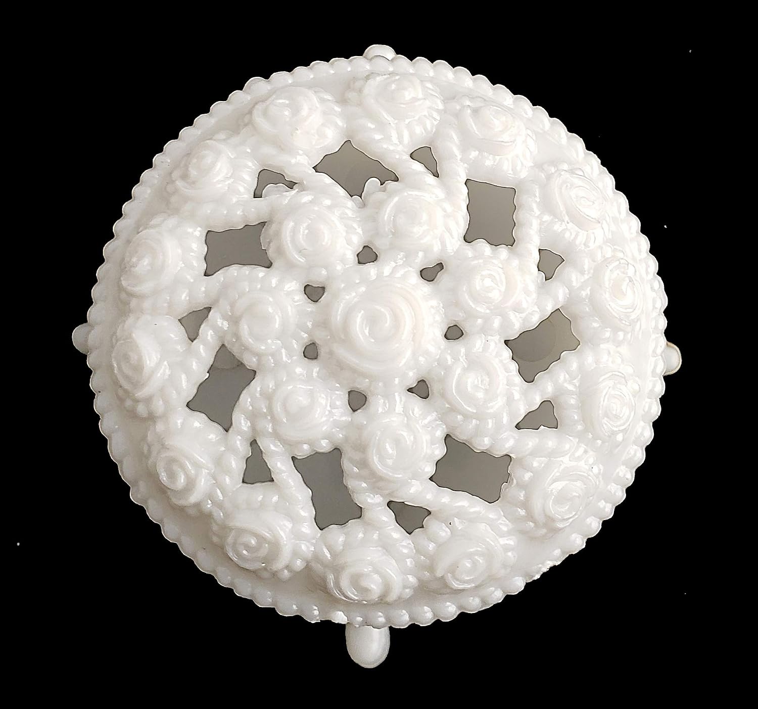 Party Favors Plus White Plastic Round Trinket Containers 12 Count