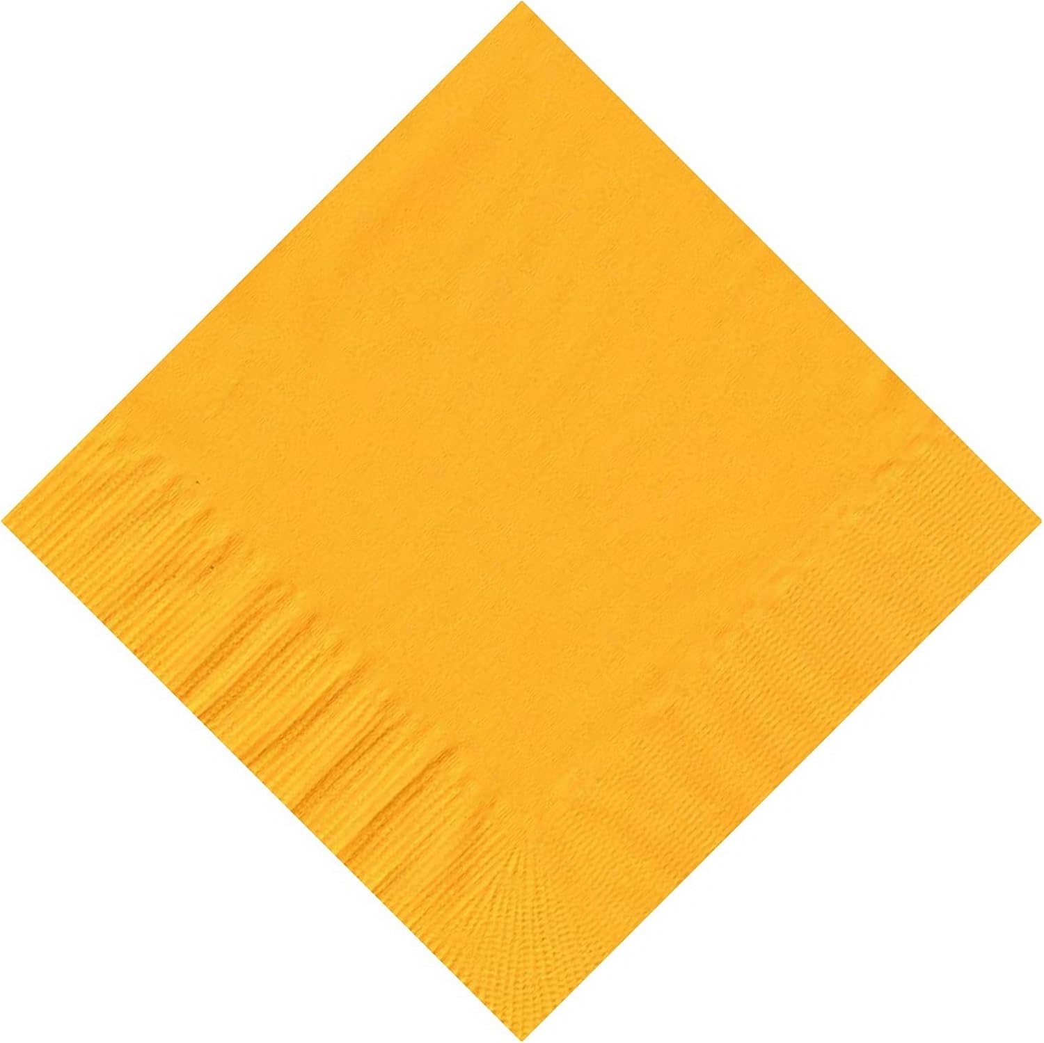 Party Favors Plus Harvest Yellow Beverage Cocktail Napkins 600 Count