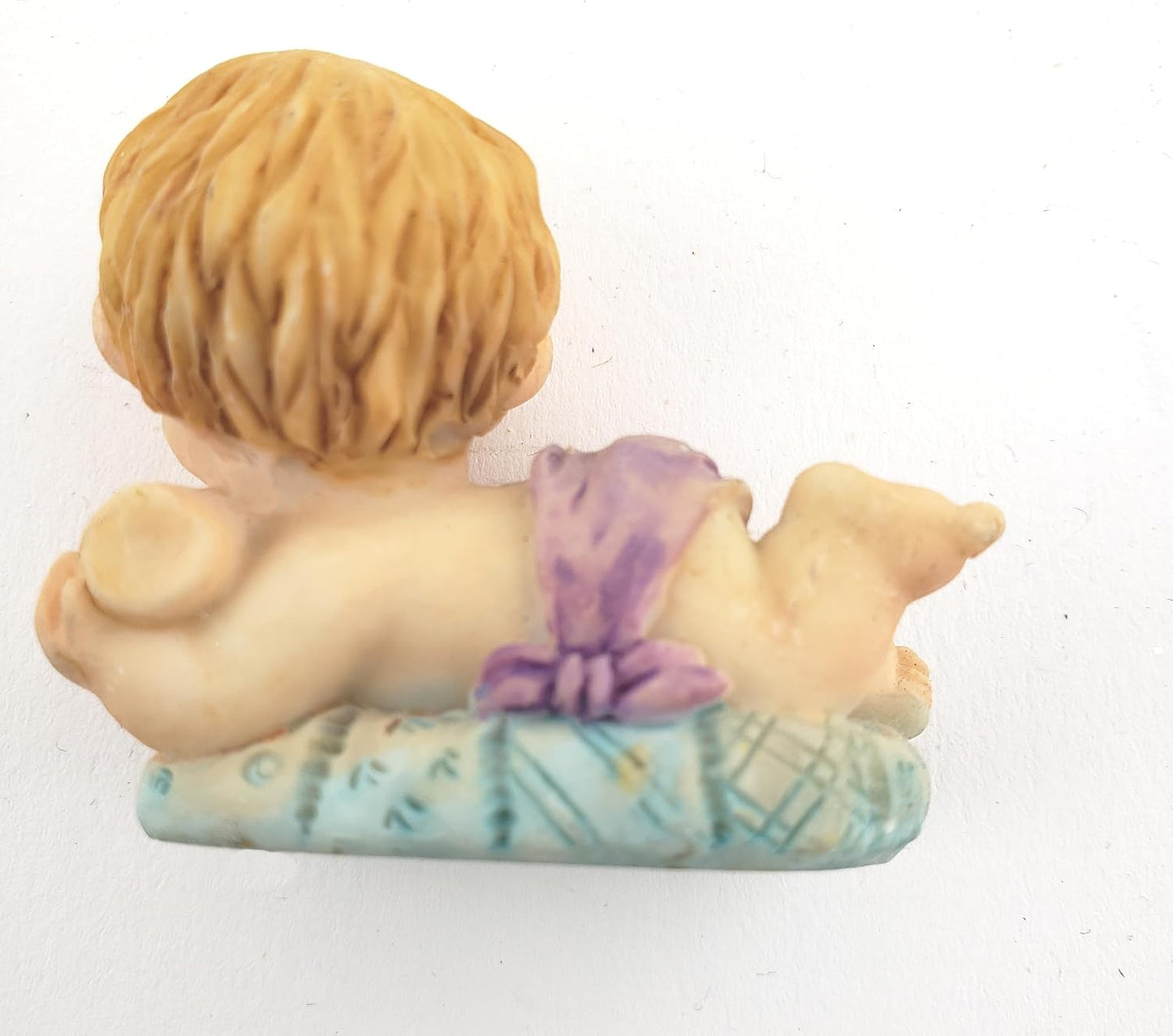 Party Favors Plus Blue Pink White Polyresin Baby Figurines 2.5 Inch Set of 5