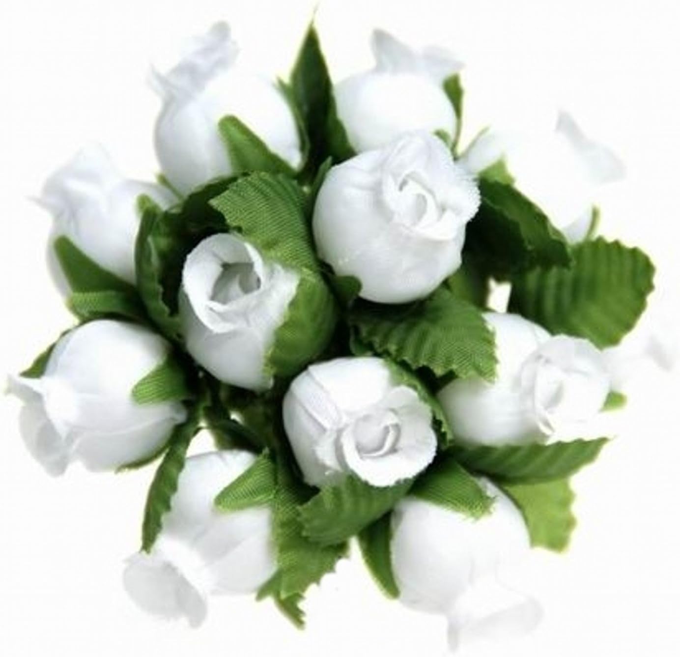 Party Favors Plus White Silk Poly Rose Favor Flower Pick 144 Count
