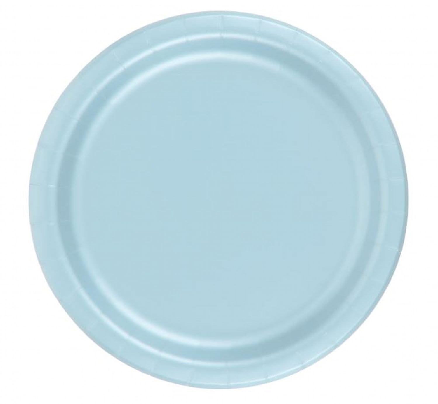 Party Favors Plus Light Blue Paper Dessert Plates 7 Inch 24 Count