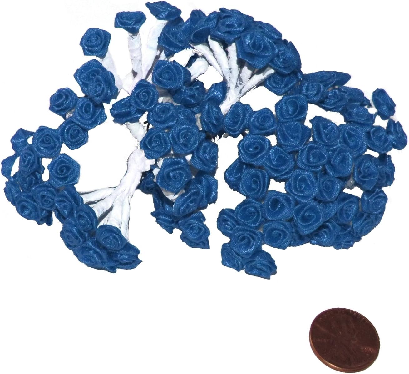 Party Favors Plus Turquoise Silk Mini Wrap Roses 144 Count