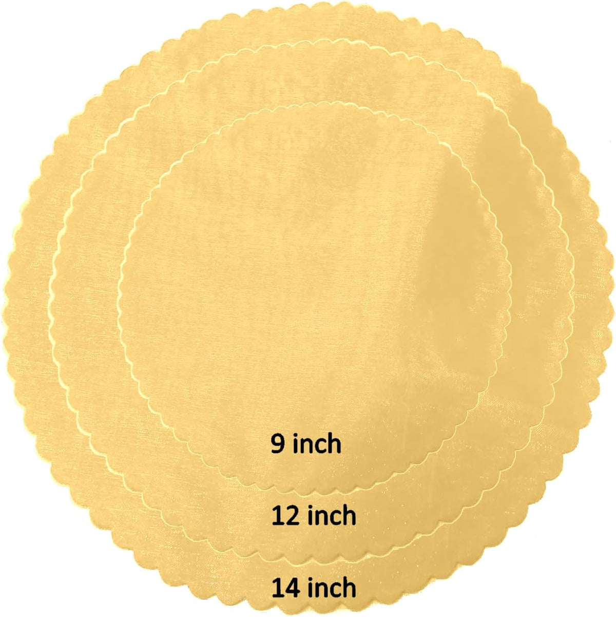 Organza Scalloped Circles, Fabric for Crafts and Decorations