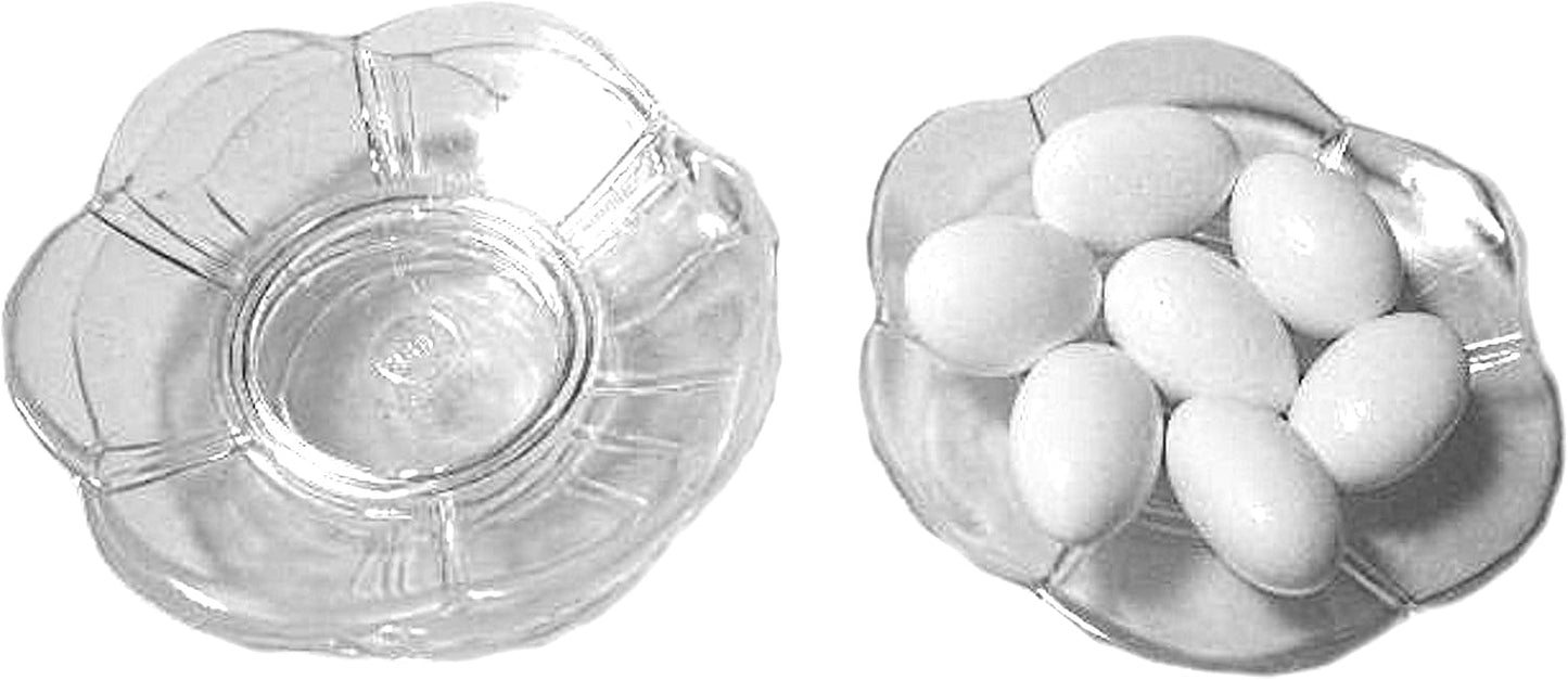 Party Favors Plus Clear Plastic Dish Candy Holders Wedding Favor 3 Inch 12 Count