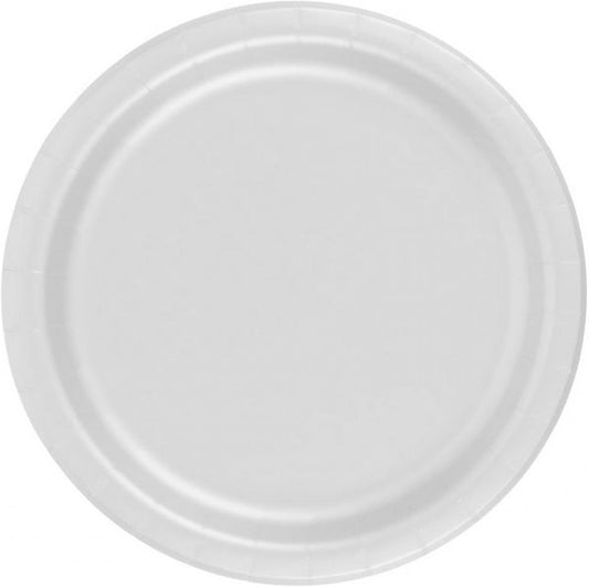 Party Favors Plus Dessert Cake Paper Plates White 240 Count