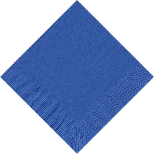 Party Favors Plus Beverage Napkins Royal Blue 600 Count