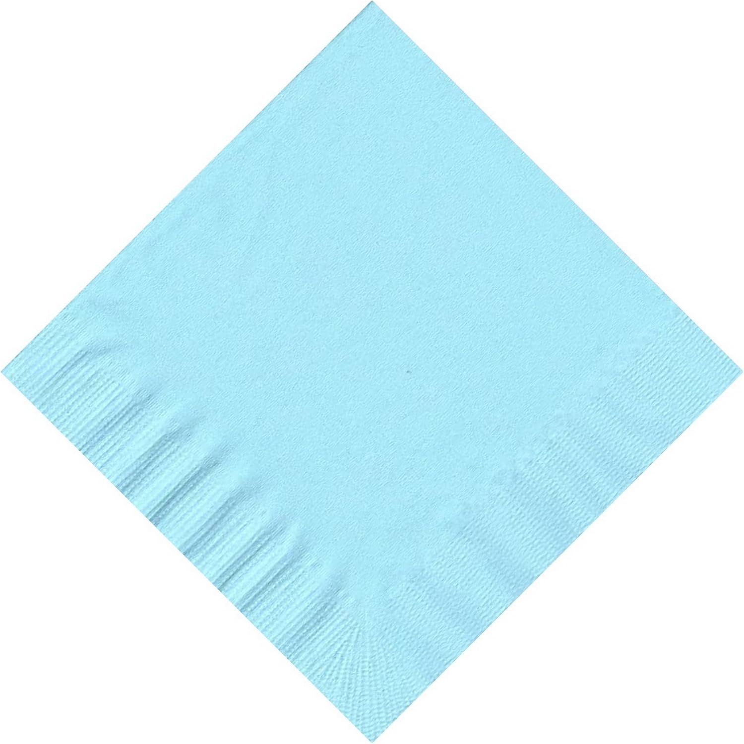 Party Favors Plus Beverage Cocktail Napkins Light Blue 600 Count