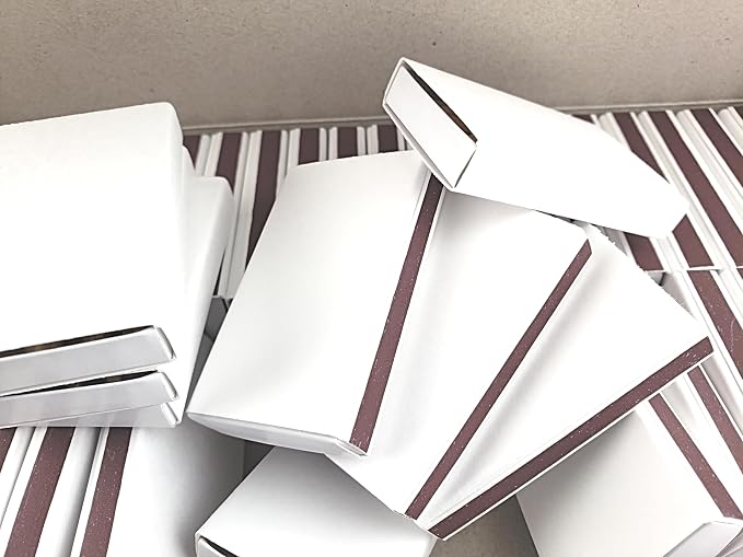 Party Favors Plus White Wooden Matches 50 Count