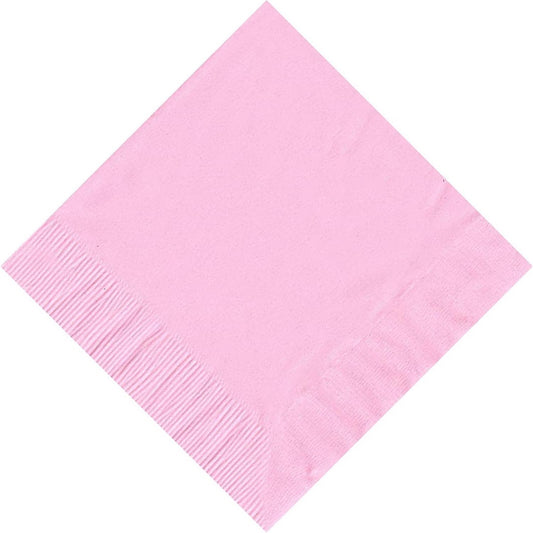 Party Favors Plus Pink Beverage Cocktail Napkins 200 Count