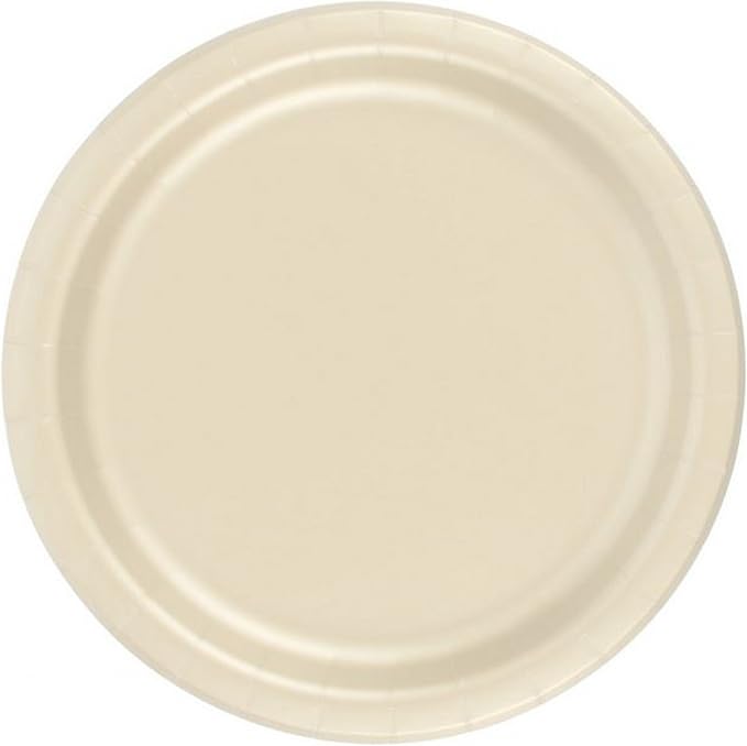 Party Favors Plus Ivory Paper Plates 240 Count