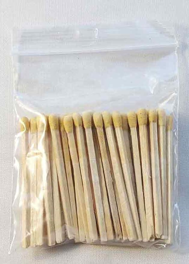 Party Favors Plus Multicolor Wooden Match Sticks 1000 Count 2" with 50 Matchboxes Yellow