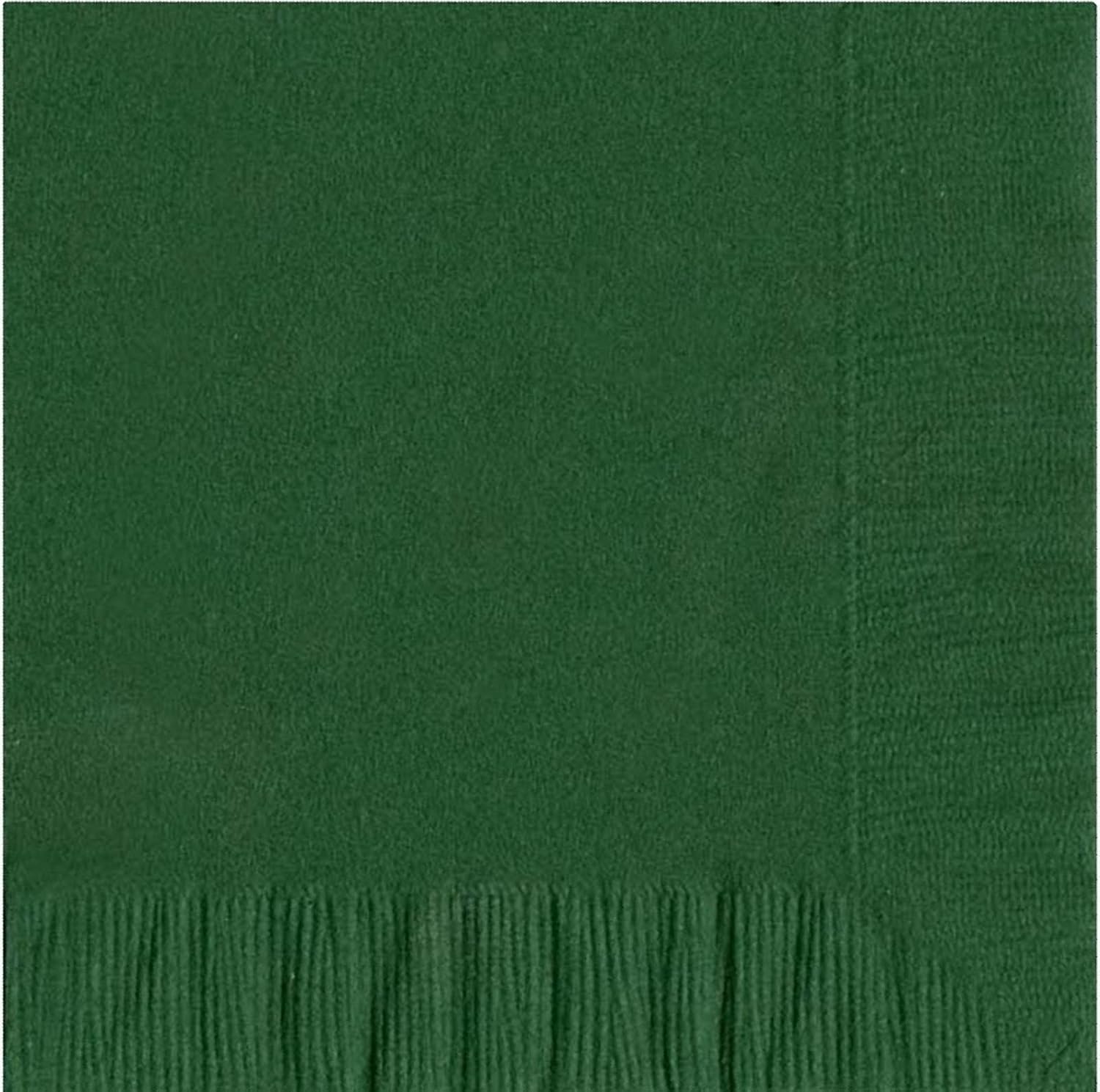 Party Favors Plus Hunter Green Paper Luncheon Napkins 50 Count