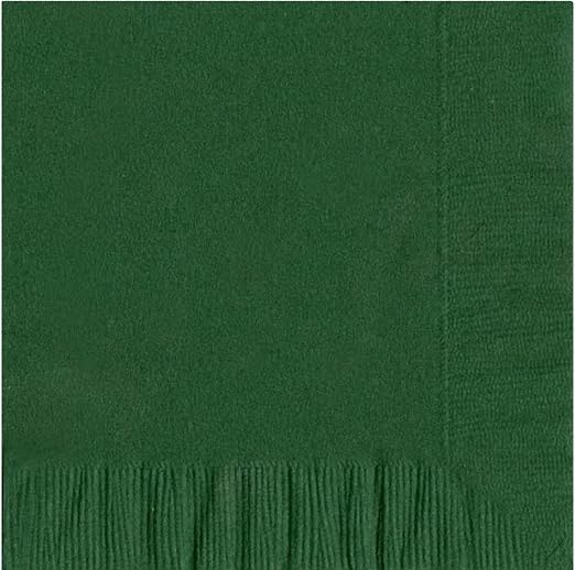 Party Favors Plus Luncheon Napkins Hunter Green 600 Count