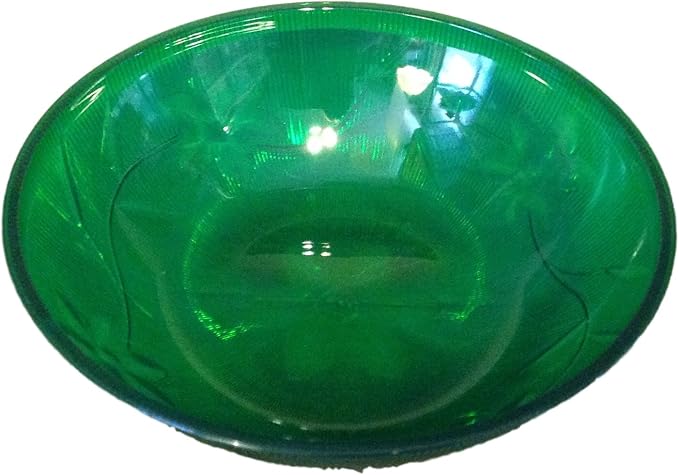 Party Favors Plus Green Plastic Serving Bowls 2 Count
