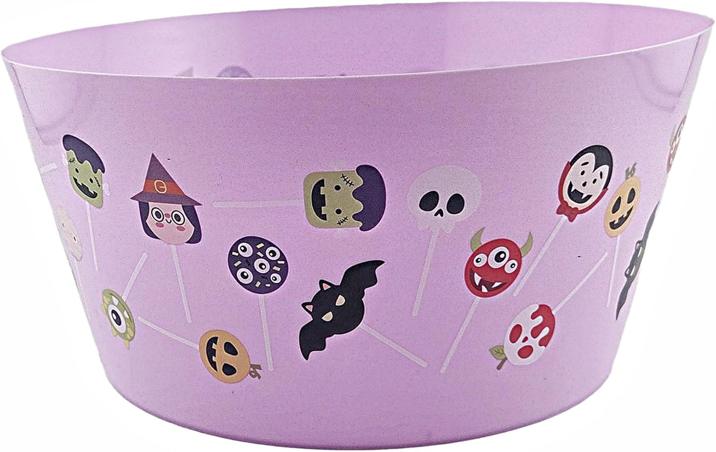 Halloween Print Plastic Candy Bowl Set of 3, BPA Free