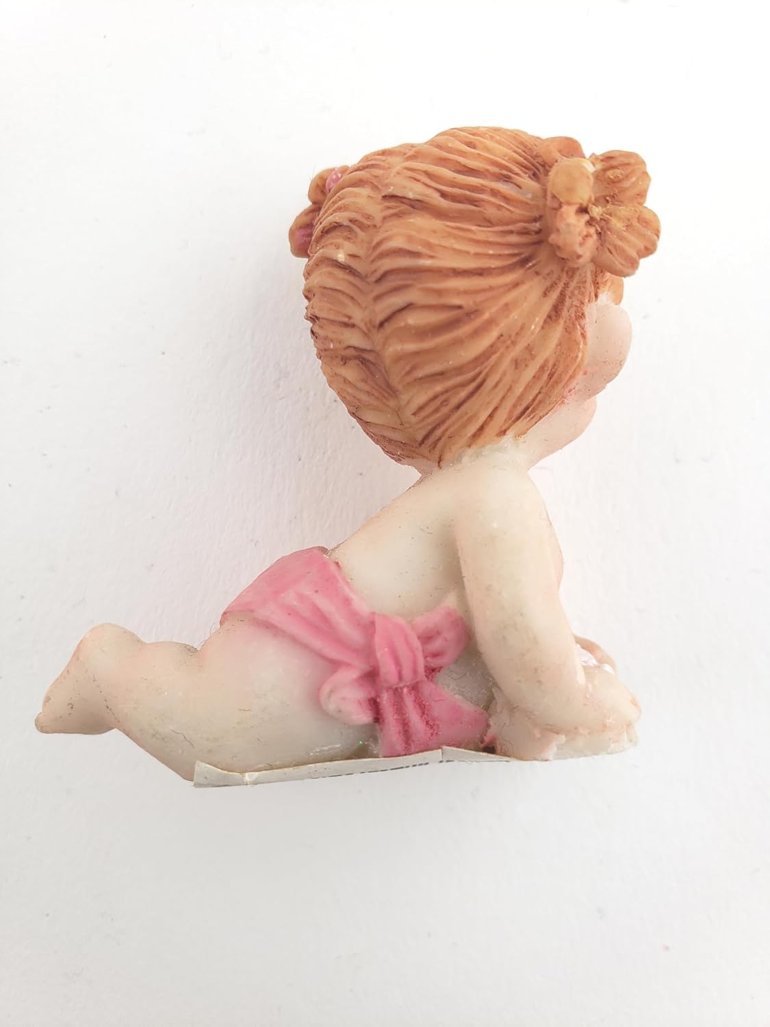 Party Favors Plus Blue Pink White Polyresin Baby Figurines 2.5 Inch Set of 5