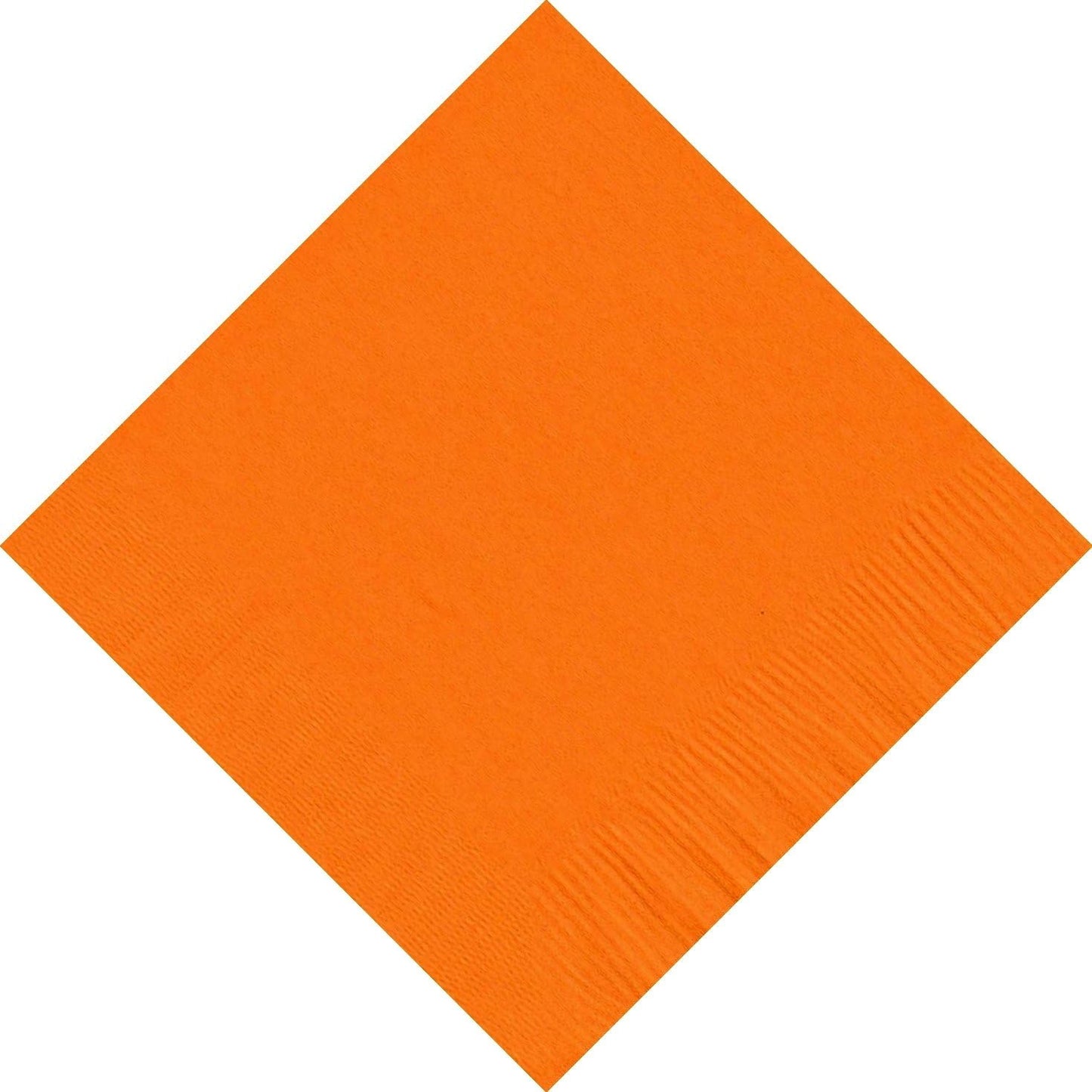 Party Favors Plus Luncheon Napkins Tangerine Orange 600 Count