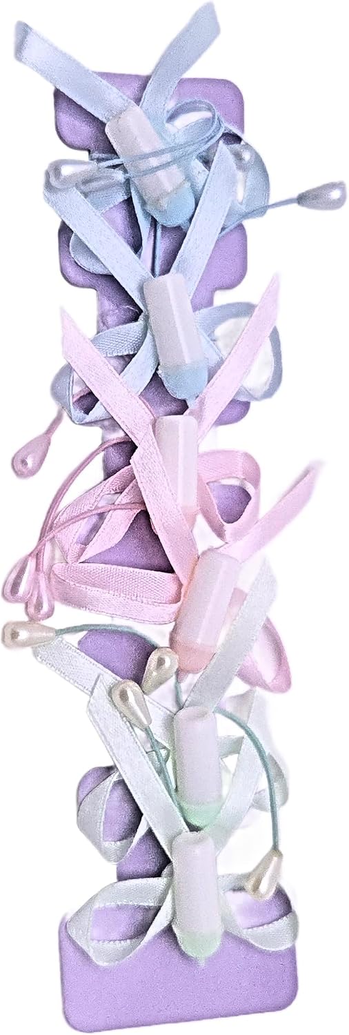 Party Favors Plus Baby Shower Favor Ties Pastel Mint Pink Blue 1 Inch Bottle Charms 6 Pack