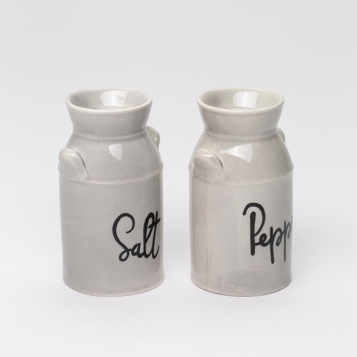 Cosmos Gifts Fine Porcelain Nostalgia Country Farmhouse Antique Milk Can Salt and Pepper Shakers Set 3-1/4" H