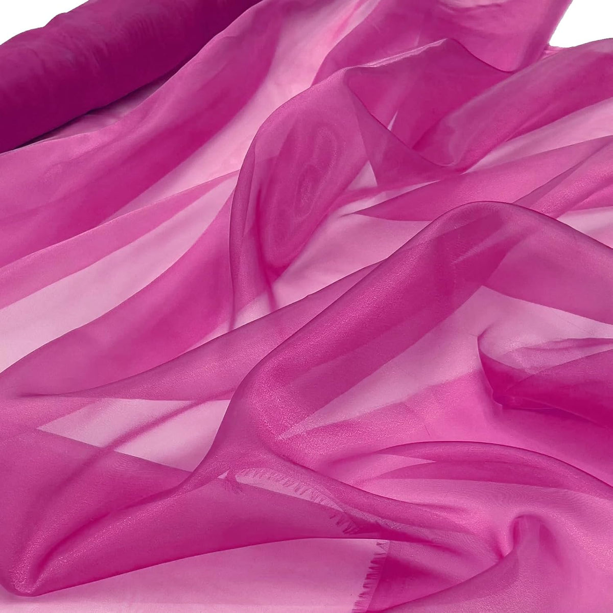 Party Favors Plus Fuchsia Sheer Organza Fabric 54in X 30ft