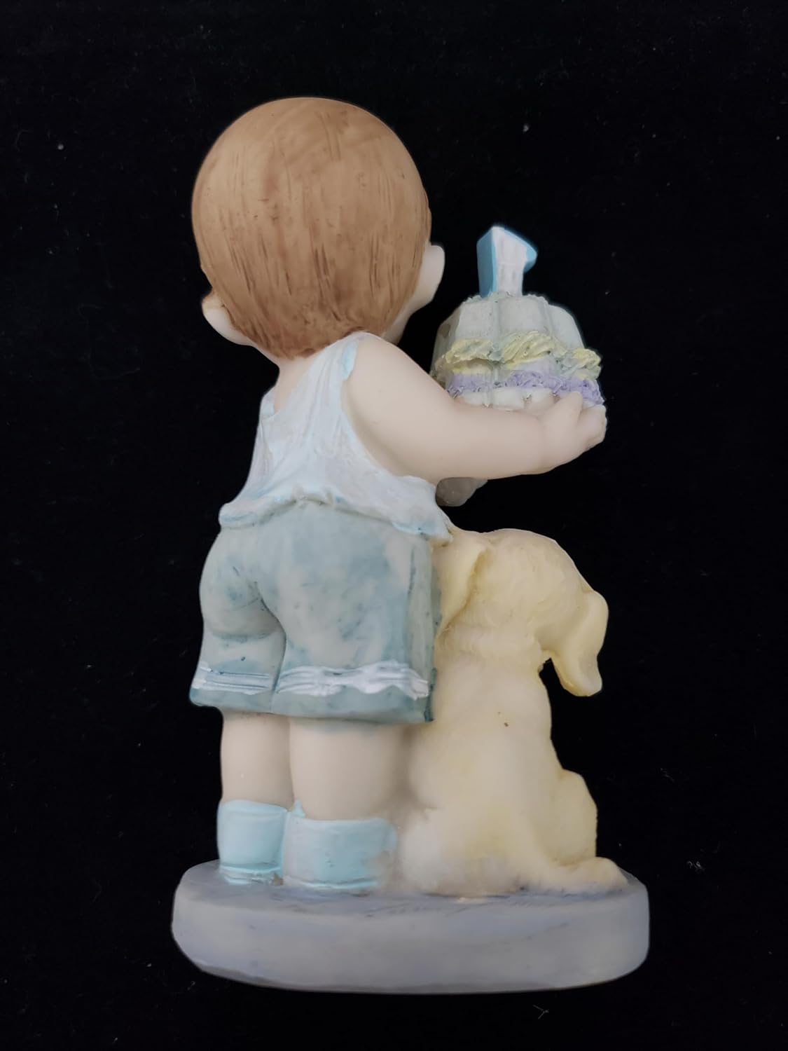 Party Favors Plus First Birthday Boy Figurine Blue 4.25 Inch 2 Count
