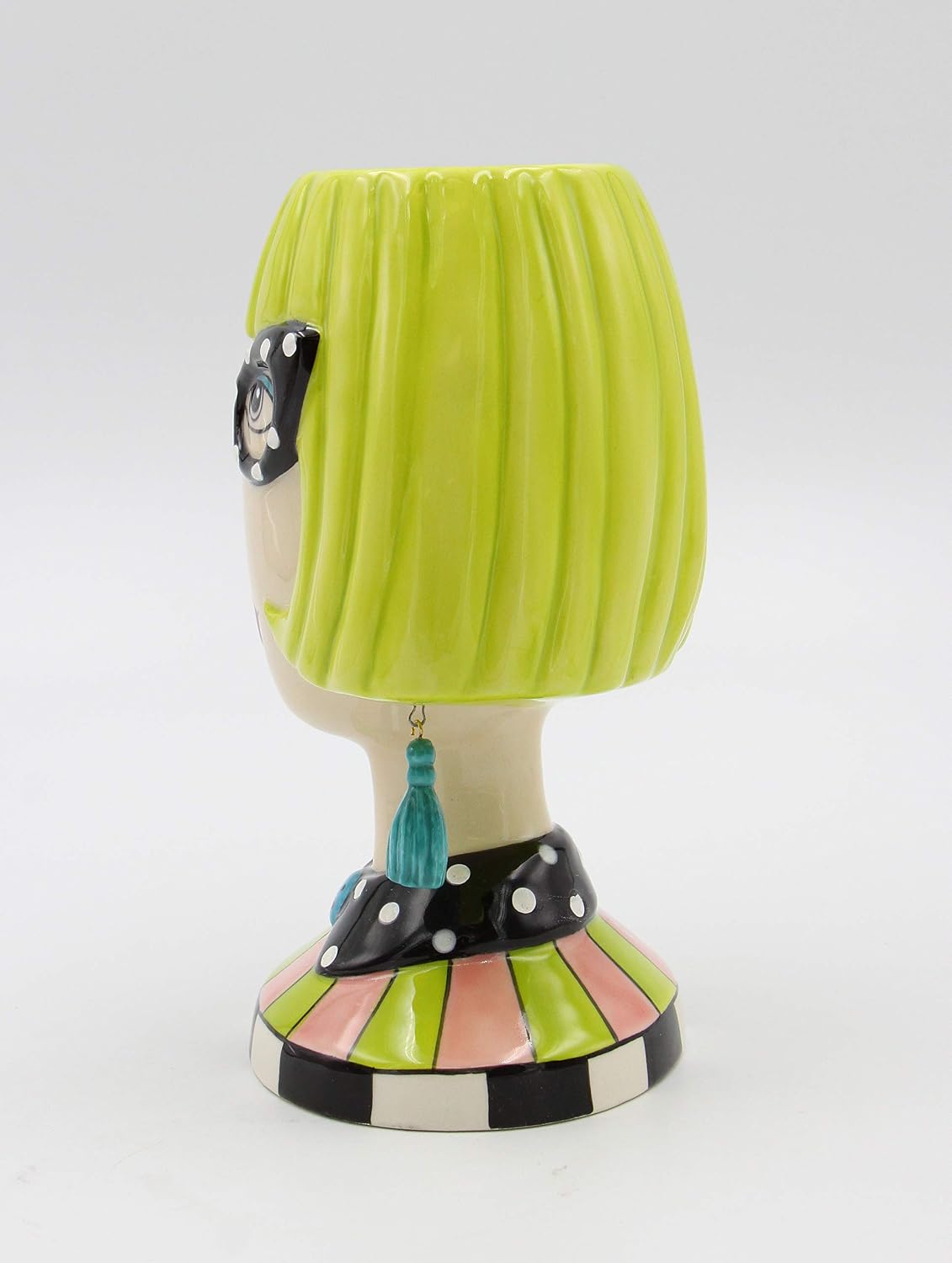 Cosmos Gifts Fine Ceramic Dollymama Lady Novelty Vase 8.85" H