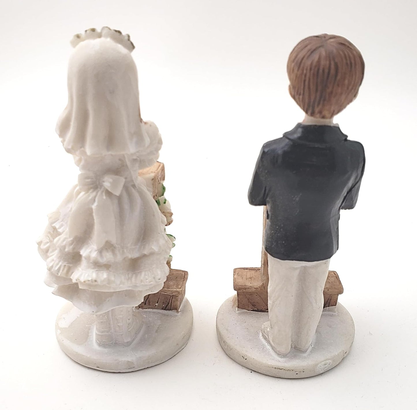 Party Favors Plus Multicolor Polyresin First Communion Boy Girl Figurine 4 Inch Set of 2