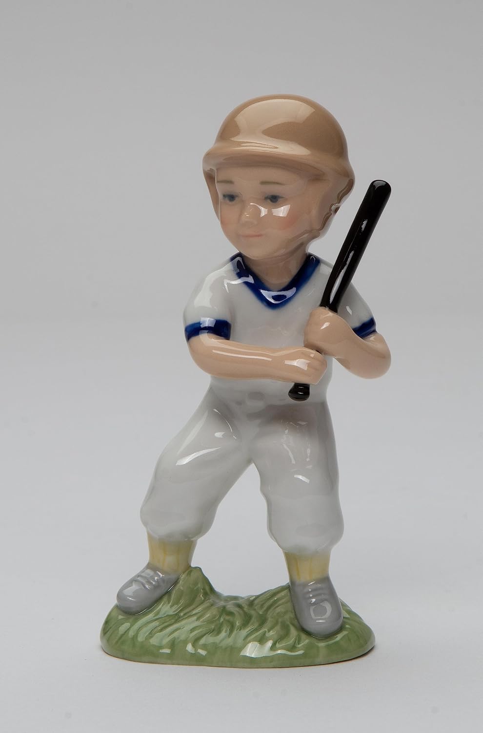 Cosmos Gifts Fine Porcelain Boy Playing Baseball Figurine 4-1/2" H 207-479A
