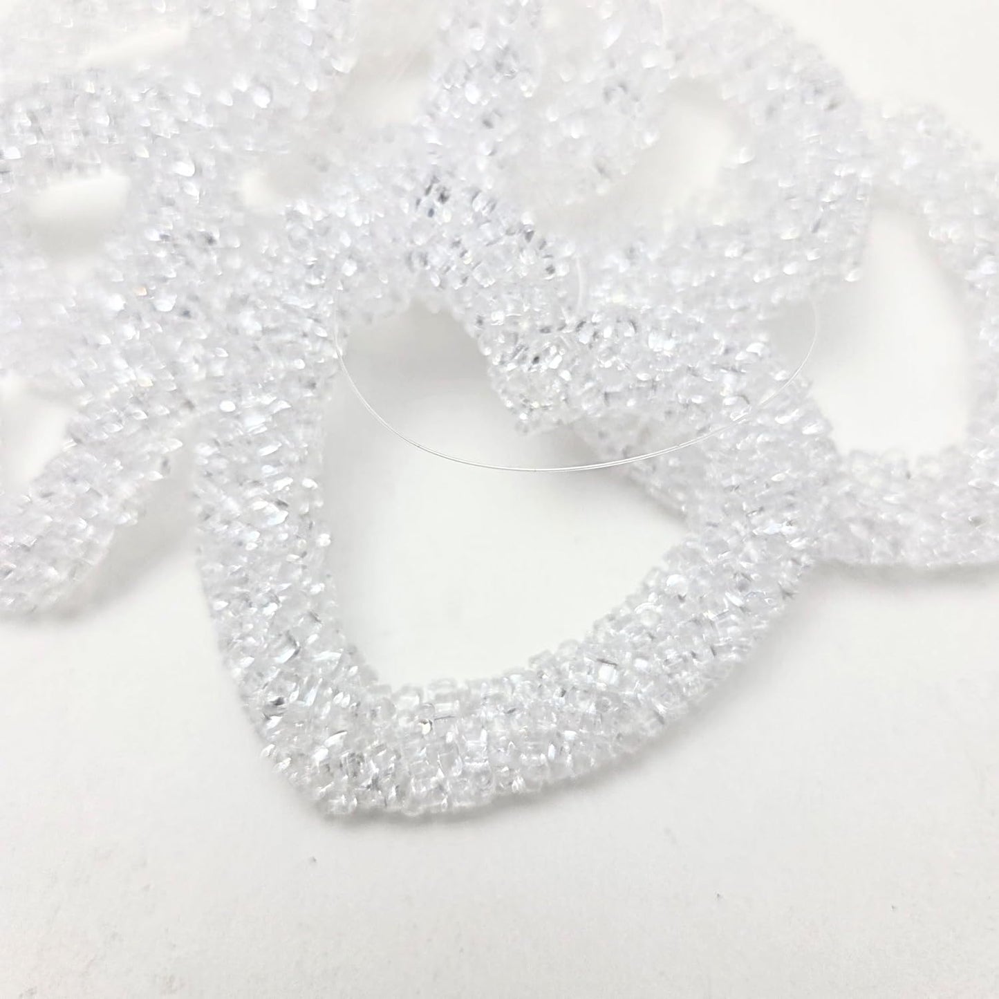 Party Favors Plus Heart Hanging Ornaments Clear Plastic 3 Inch 7 Piece