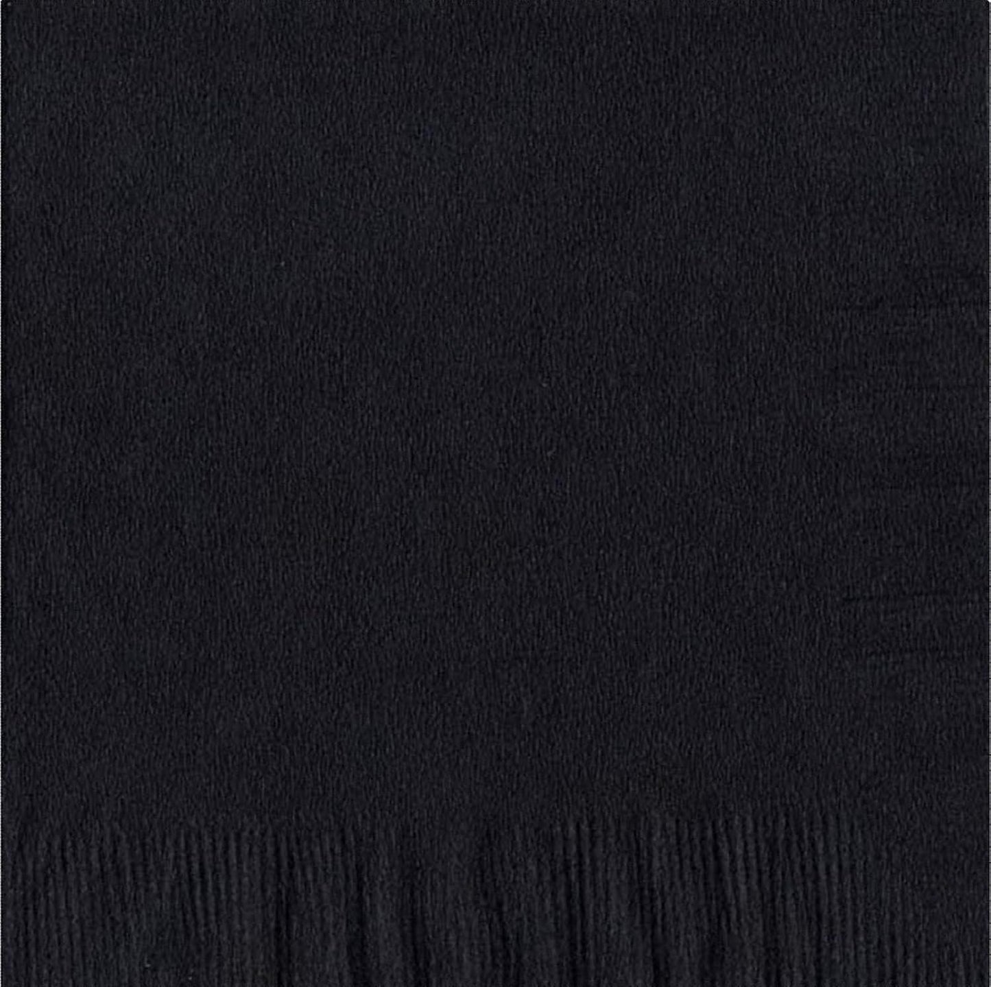 Party Favors Plus Black Beverage Cocktail Napkins 200 Count