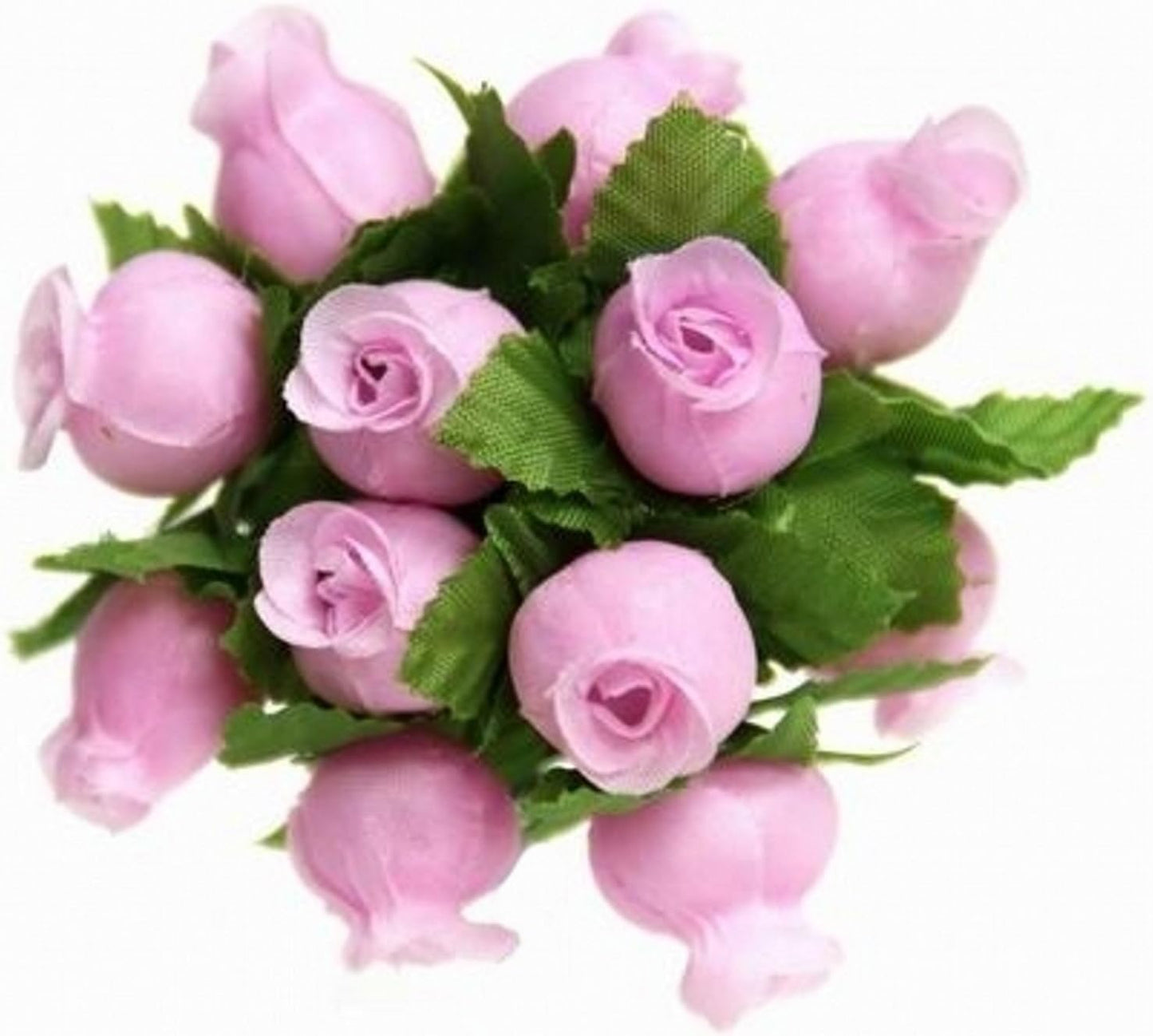 Party Favors Plus Light Pink Mini Wrap Rose Wedding Flower Pick 144 Count