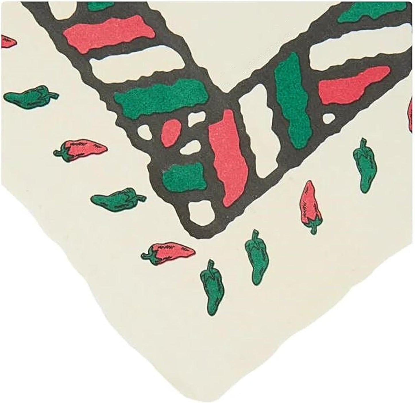 Party Favors Plus Chili Pepper Paper Placemats Red Green 9.75x14 Inch 50 Count