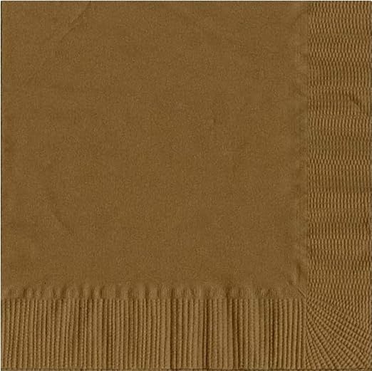 Party Favors Plus Luncheon Napkins Gold 600 Count