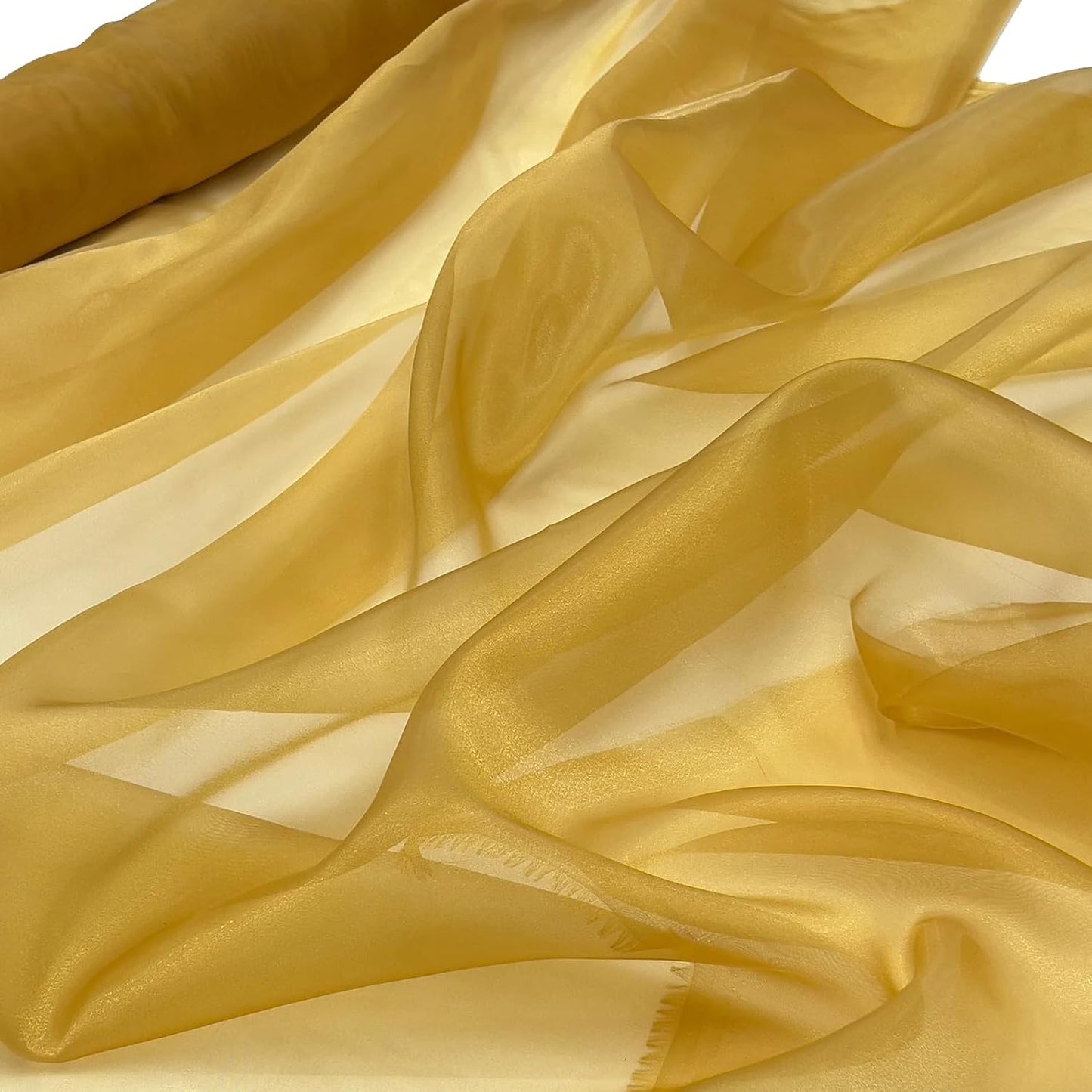 Party Favors Plus Gold Organza Fabric Roll 54in X 30ft