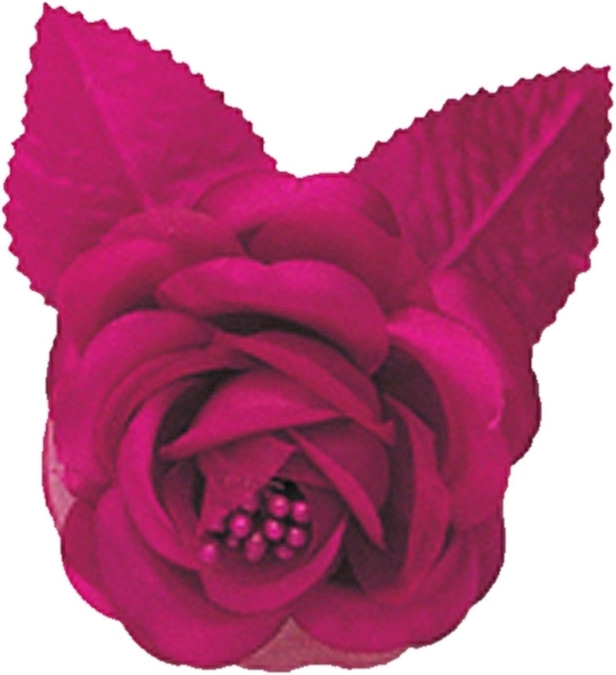 Party Favors Plus White Lace Umbrella Parasol 36 in Hot Pink Roses
