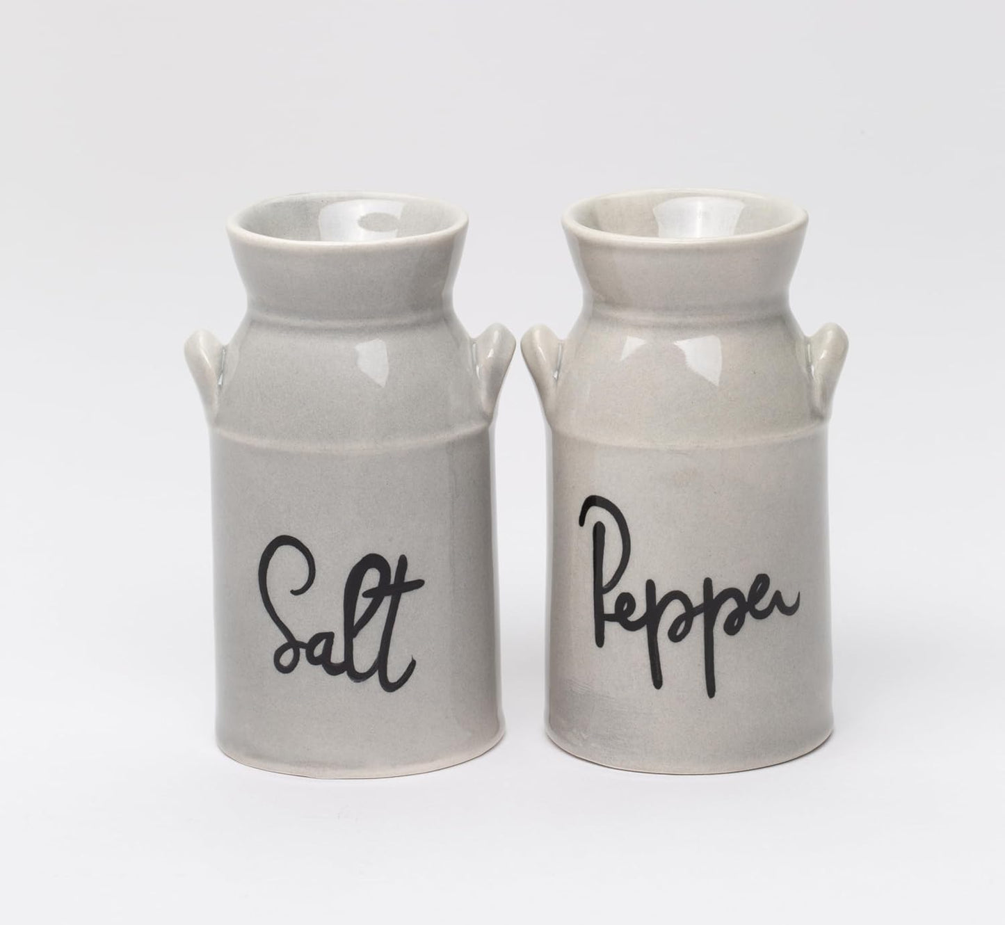 Cosmos Gifts Fine Porcelain Nostalgia Country Farmhouse Antique Milk Can Salt and Pepper Shakers Set 3-1/4" H
