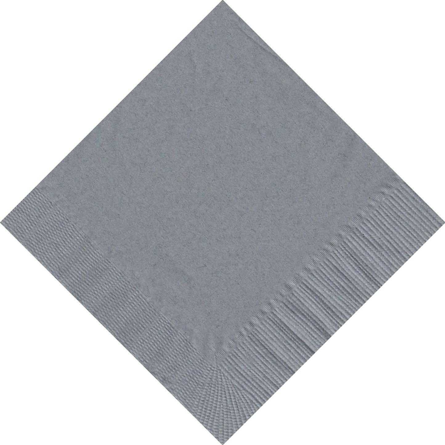 Party Favors Plus Silver Paper Napkins 50 Count